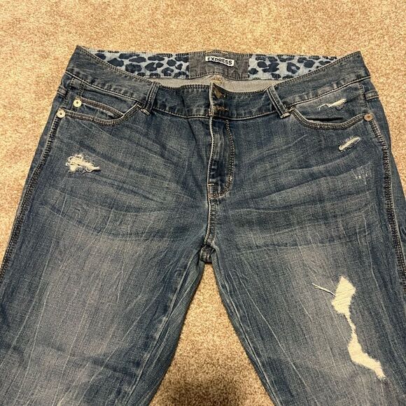 Vintage 90s Express Modern Boyfriend Jeans, size 12 - Picture 2 of 6